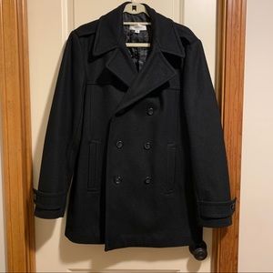 Calvin Klein Double Breasted Wool Coat
